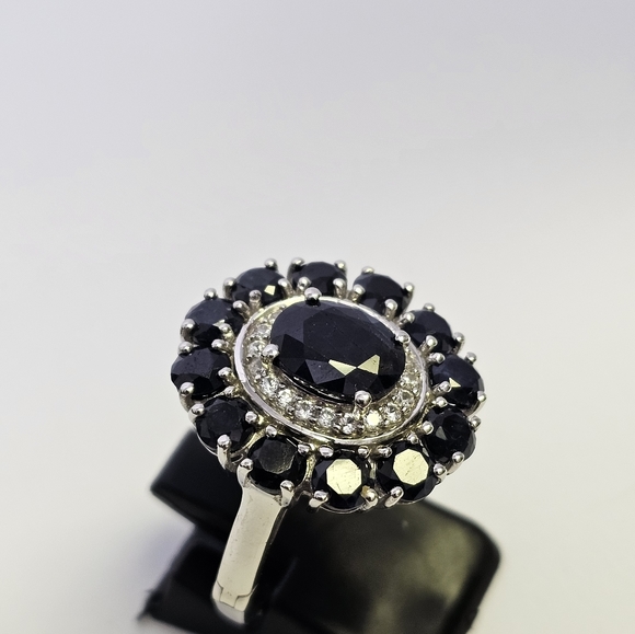 Dark Blue Sapphire 💍 Size 8 NEW! *Special Feature - Picture 7 of 10